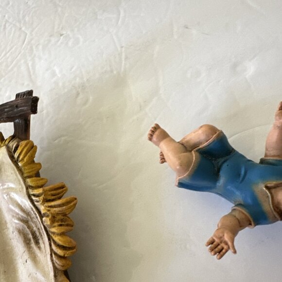 Vintage Fontanini Christmas Nativity Baby Jesus Christ Messiah 1983 Depose Italy - Picture 14 of 16